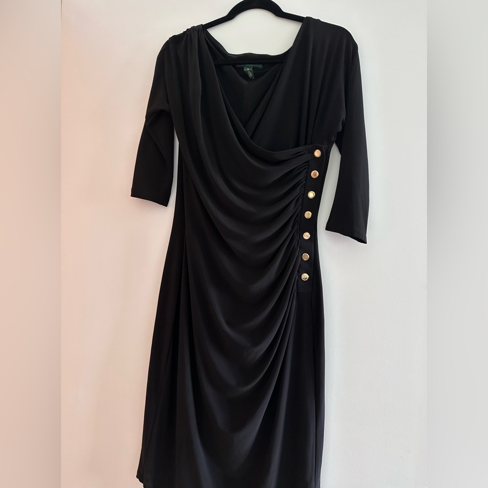 Luaren by Ralph Lauren Black Dress